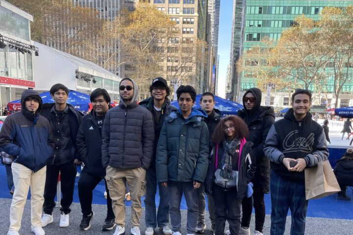 County Prep students visited Bryant Park