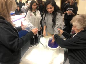 Students Learn the Benefits of Paraffin Wax"