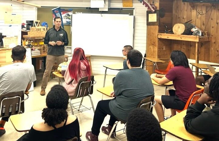 Universal Technical Institute visits Hudson County Vocational at Bayonne High School