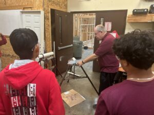 PVC cutting demonstration