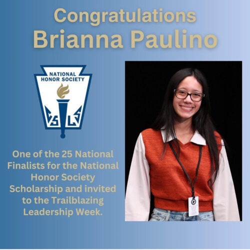 Brianna Paulino is a NHS Scholarship Finalist
