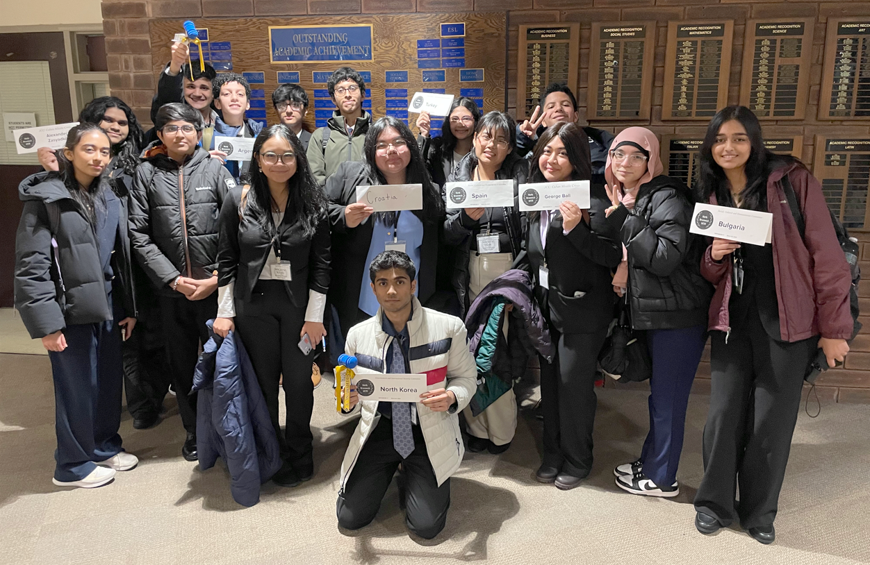 Success at North Brunswick Township High School Model United Nations Conference