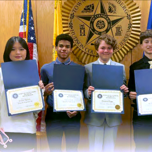 Explore Middle School Shines at Student Government Day in Guttenberg Town Hall