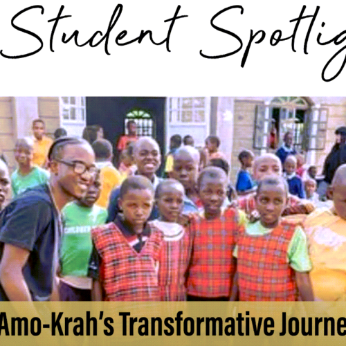 Student Spotlight: Cordell Amo-Krah’s Transformative Journey to Kenya