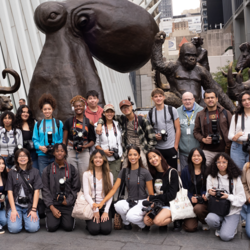 County Prep/ATD's Junior and Senior Photography Students Explore New York City: A Field Trip to the World Trade Center and Little Island