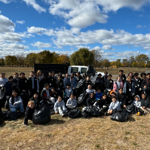 Wolf Pack in Action: Character Counts as Students Clean Up Our Parks